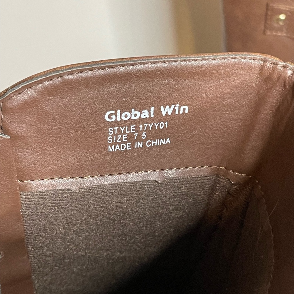 Womens Tall Brown Boots, 7.5 - Picture 8 of 8